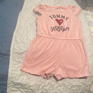 Tommy Hilfiger # 18M # pink one piece bodysuit